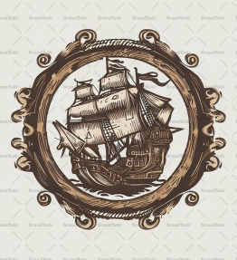 Antikes Piratenschiff